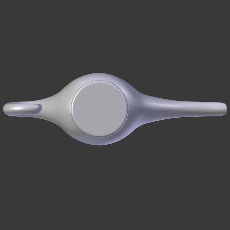 Cartoon Magic Lamp Low-poly 3D model_9