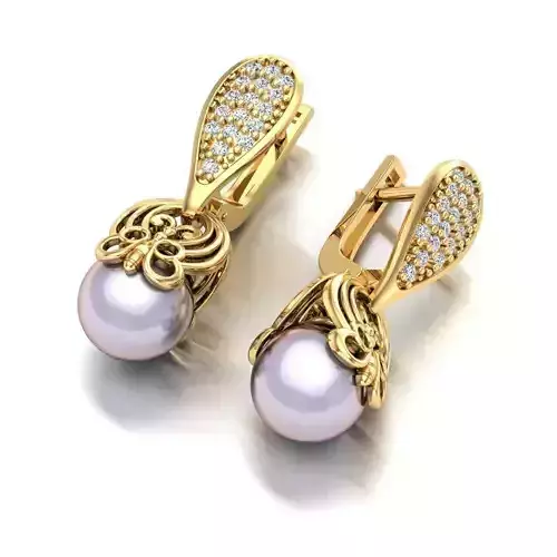 Earrings Pearls set 