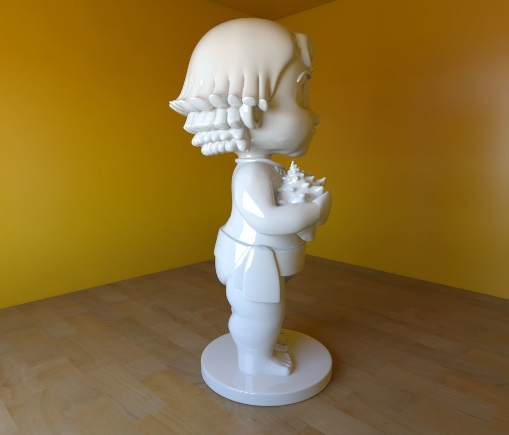 hawaii princes 3D print model_6