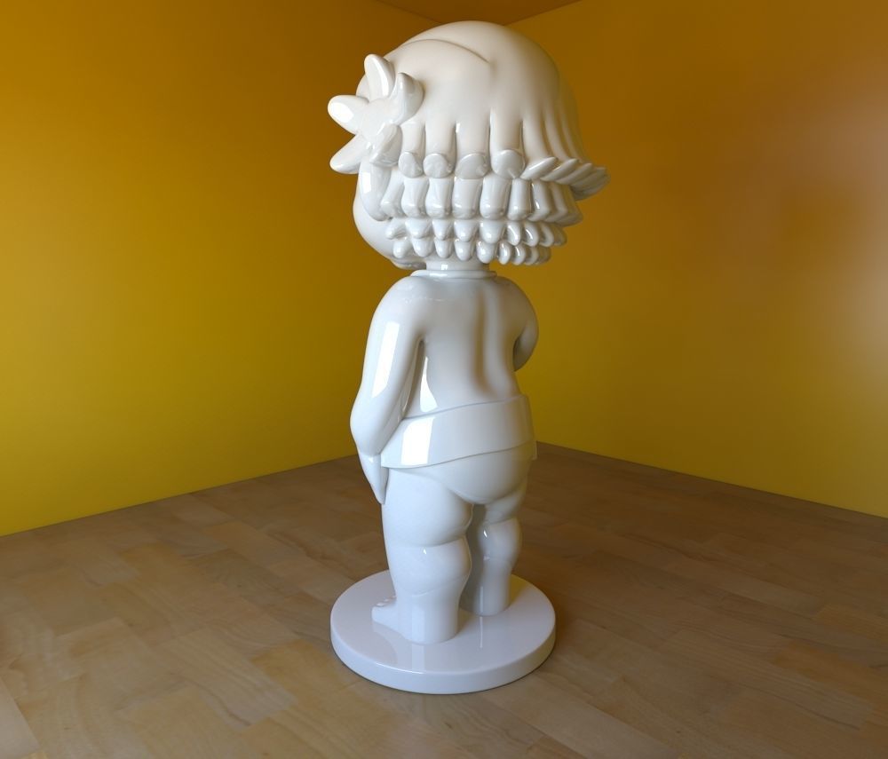 hawaii princes 3D print model_5