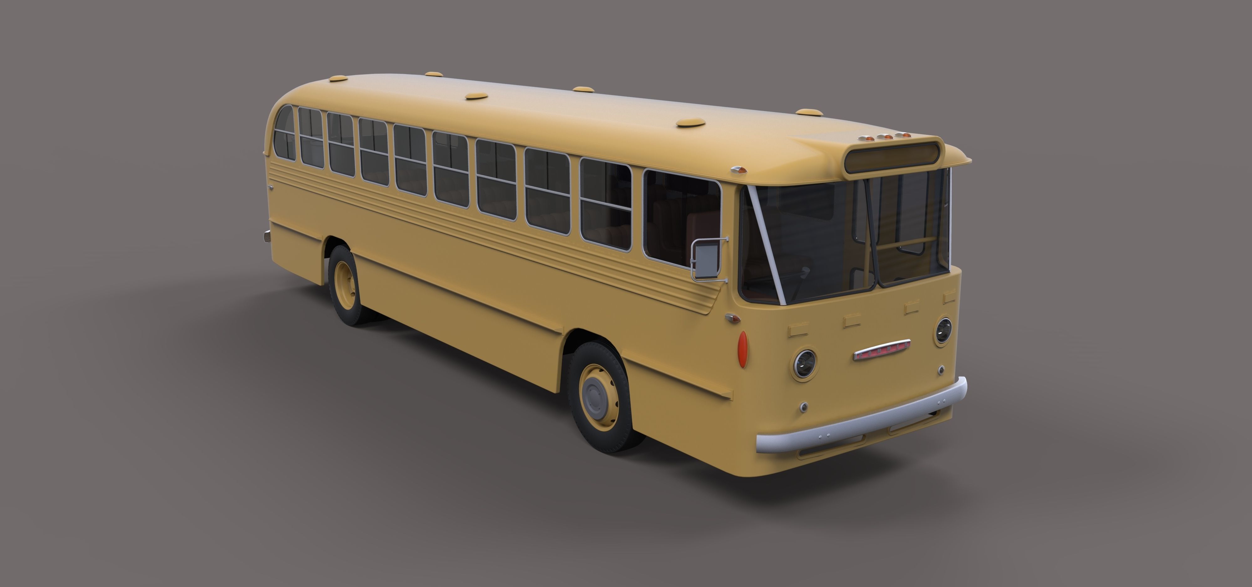 Gate bus from movie Mad Max 2 3D model_5