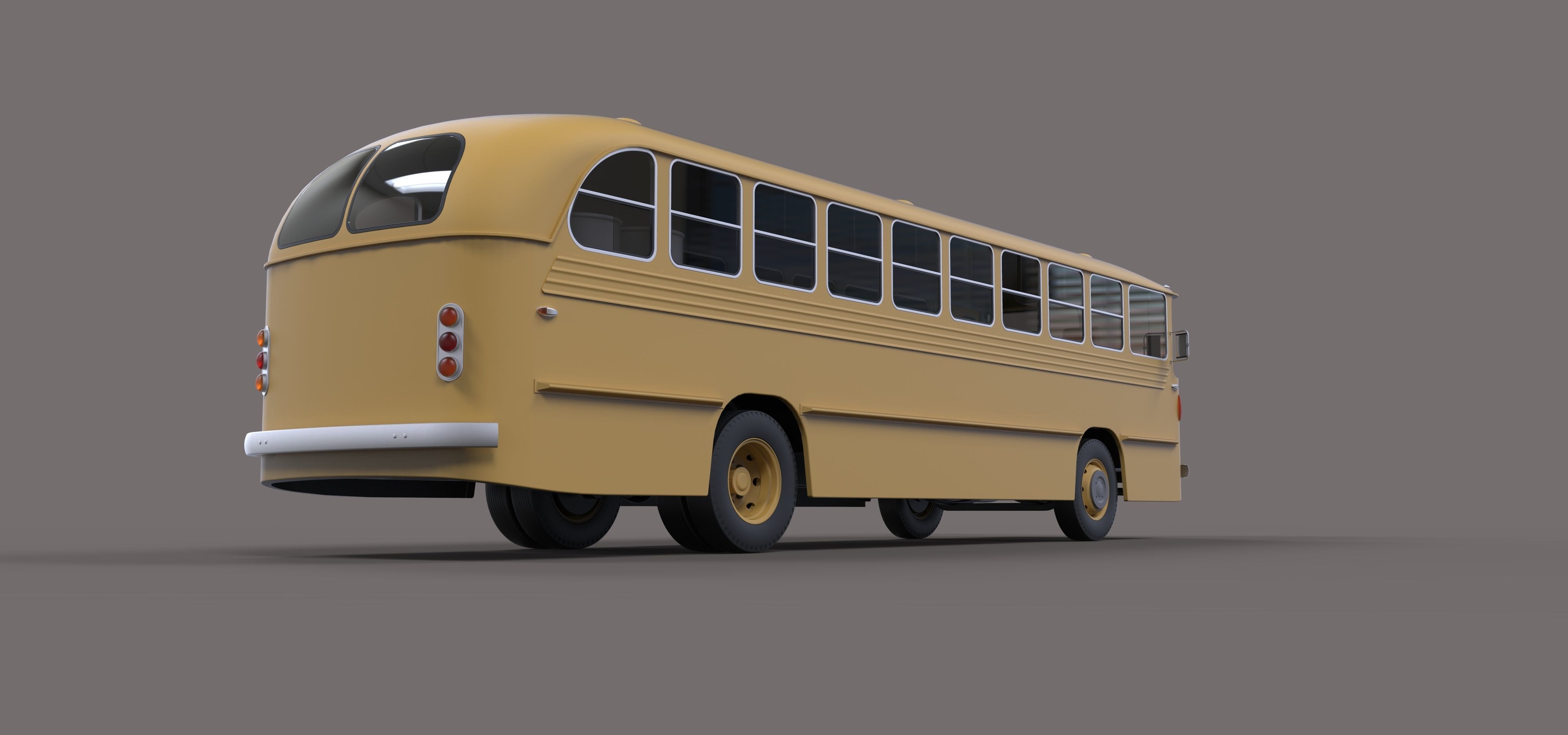 Gate bus from movie Mad Max 2 3D model_17