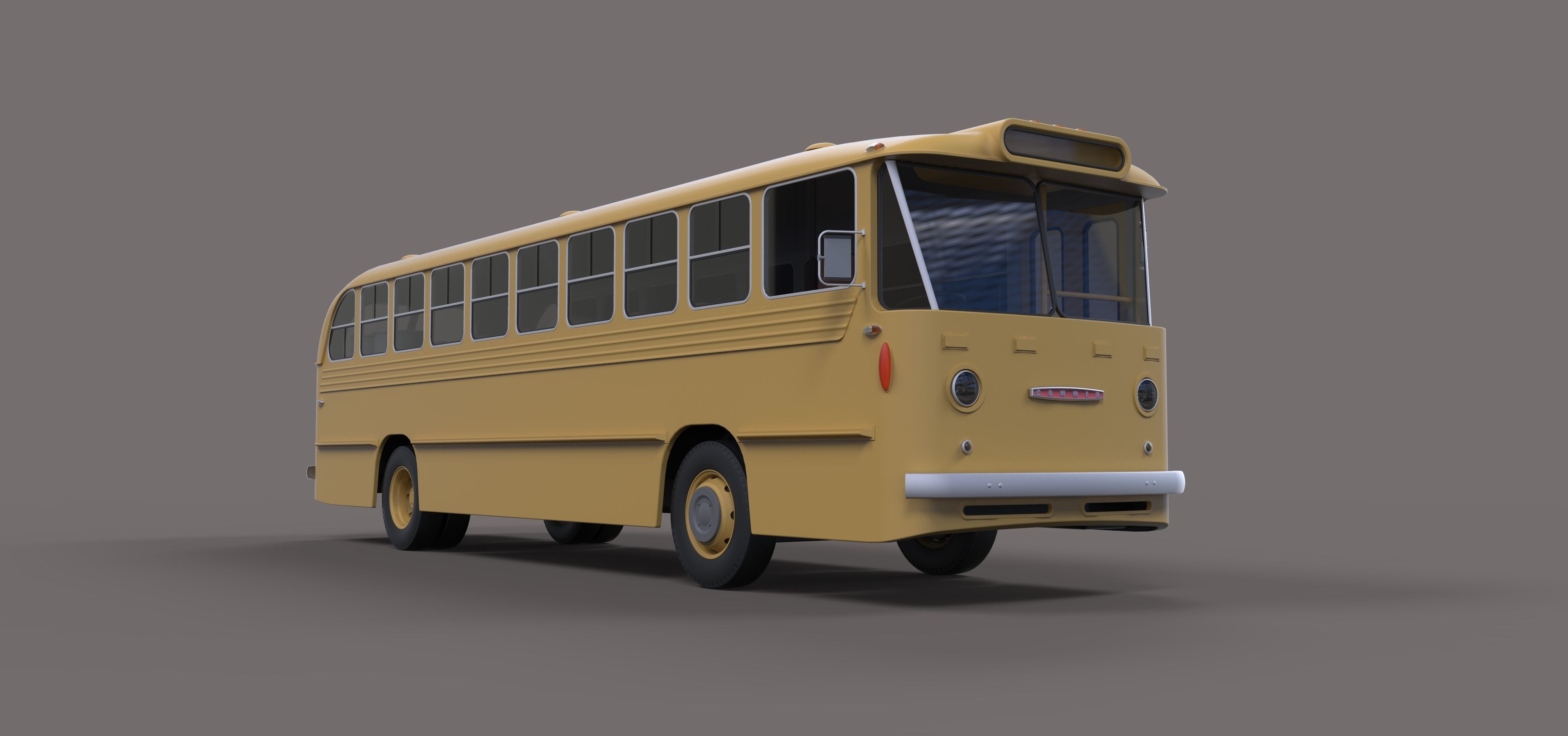 Gate bus from movie Mad Max 2 3D model_6