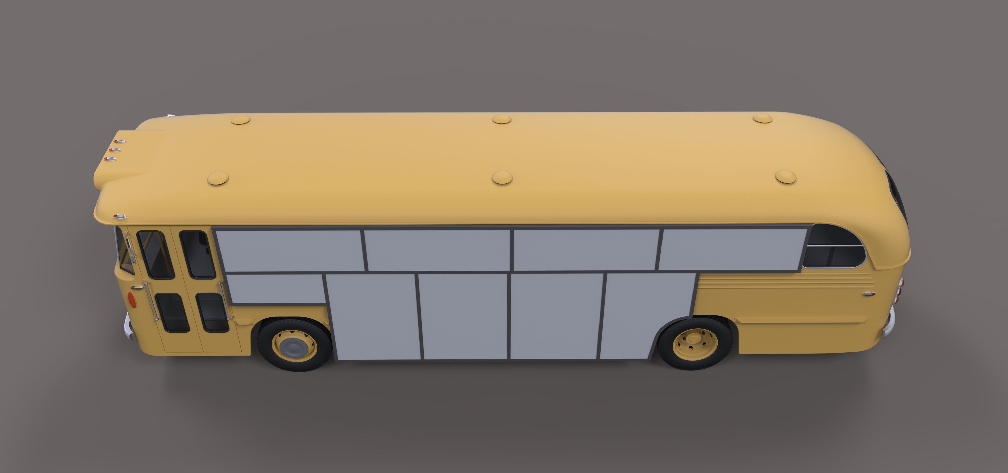 Gate bus from movie Mad Max 2 3D model_8