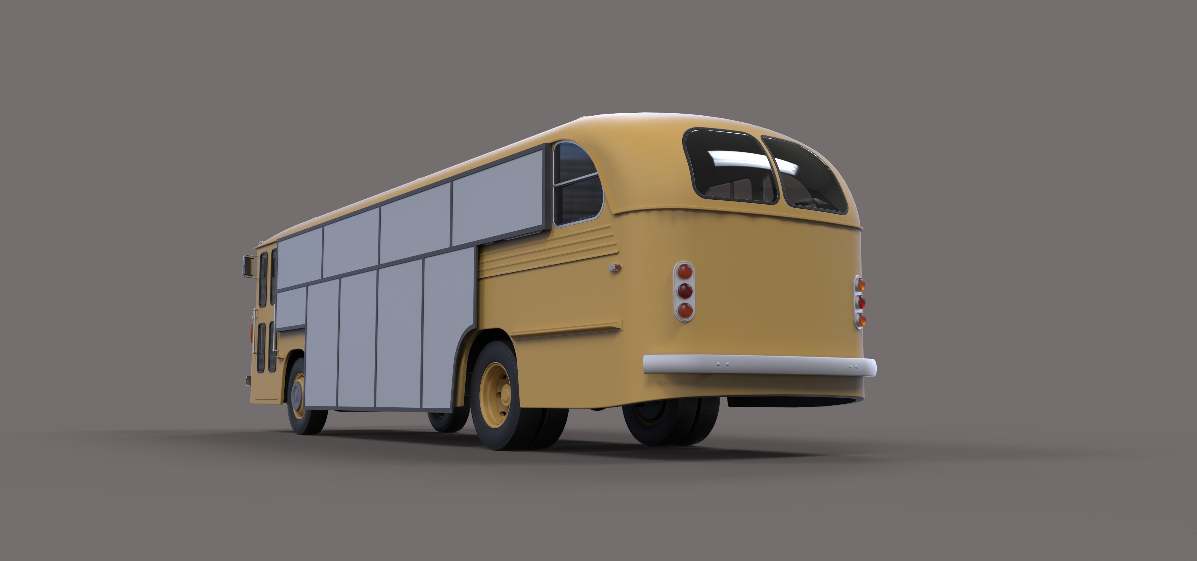 Gate bus from movie Mad Max 2 3D model_15