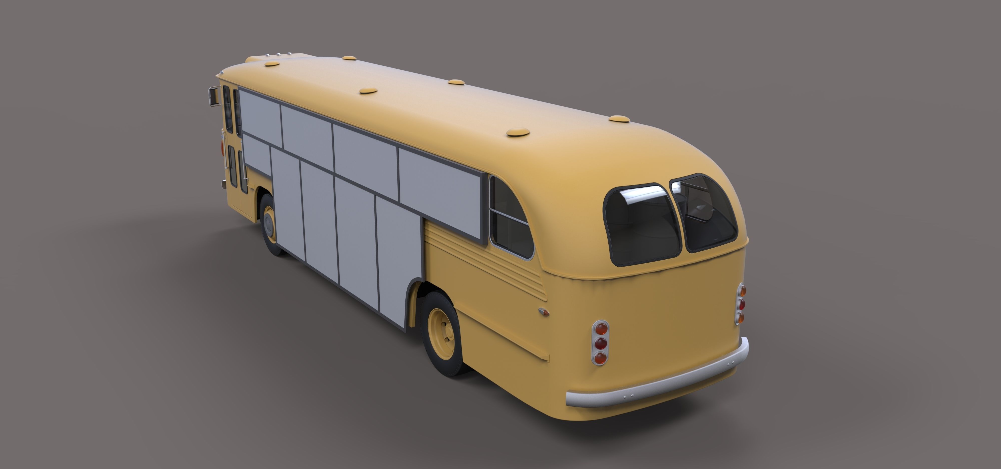 Gate bus from movie Mad Max 2 3D model_14