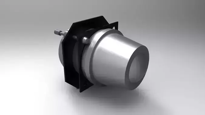 Front lamp blank part Hella 90mm