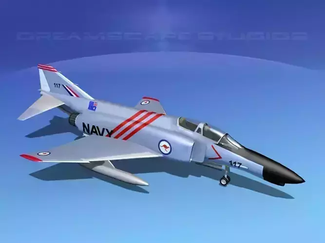 McDonnell Douglas F-4J Phantom II Aust 3D model