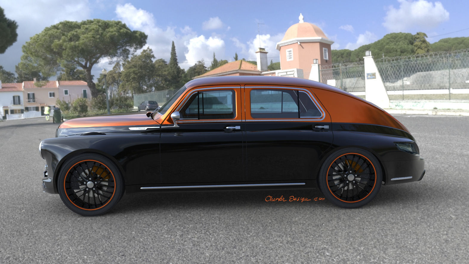 Pobeda Victory GAZ M20 remake Free 3D model_3