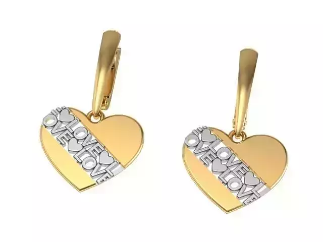 Earrings hearts 