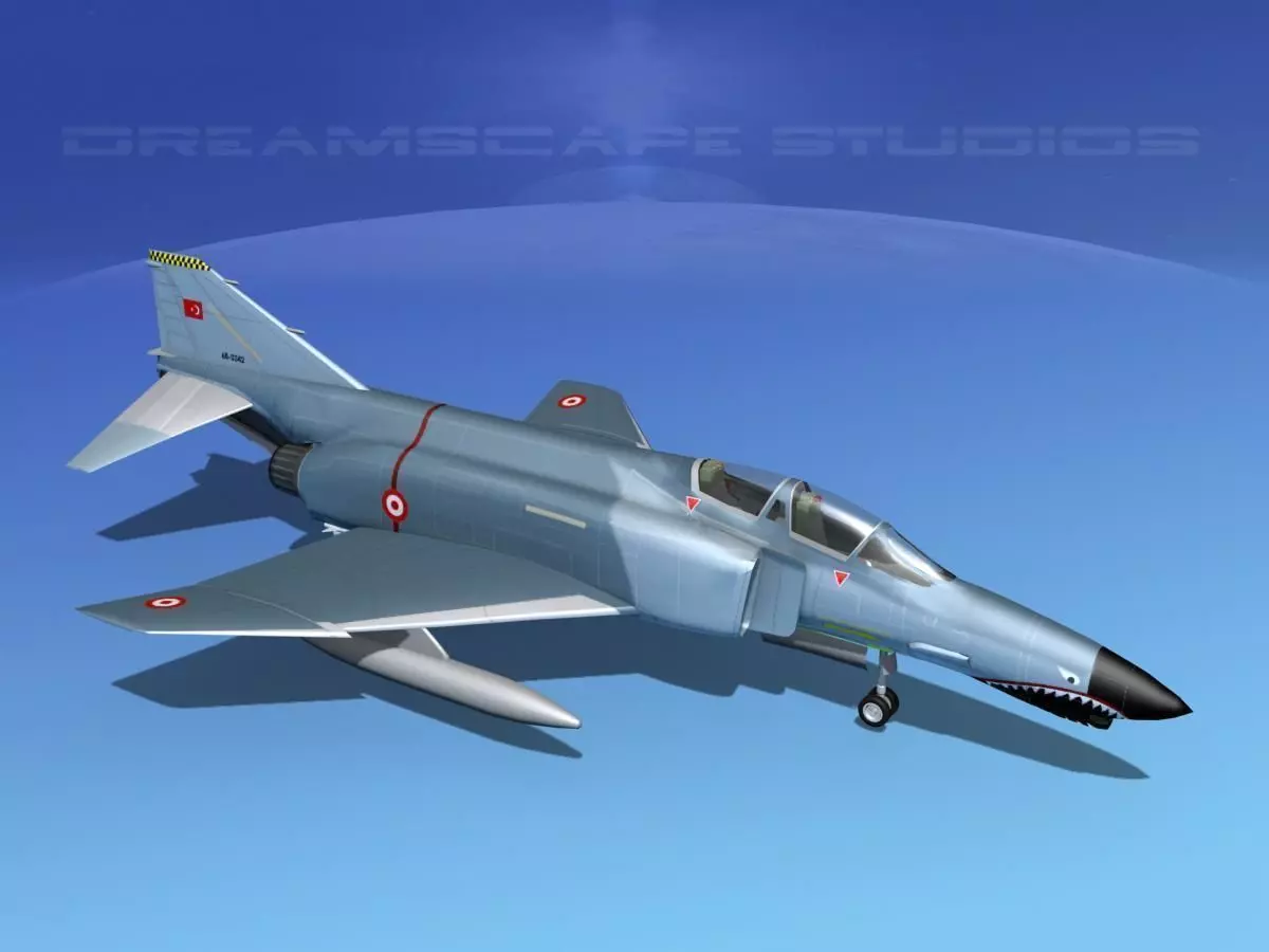 McDonnell Douglas F-4J Phantom II Turkey 3D model_0
