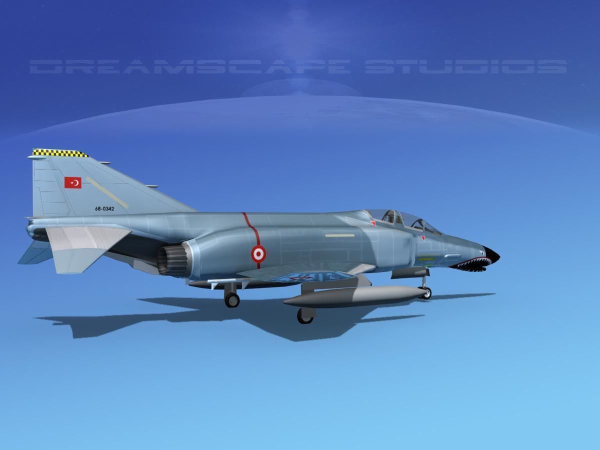 McDonnell Douglas F-4J Phantom II Turkey 3D model_3