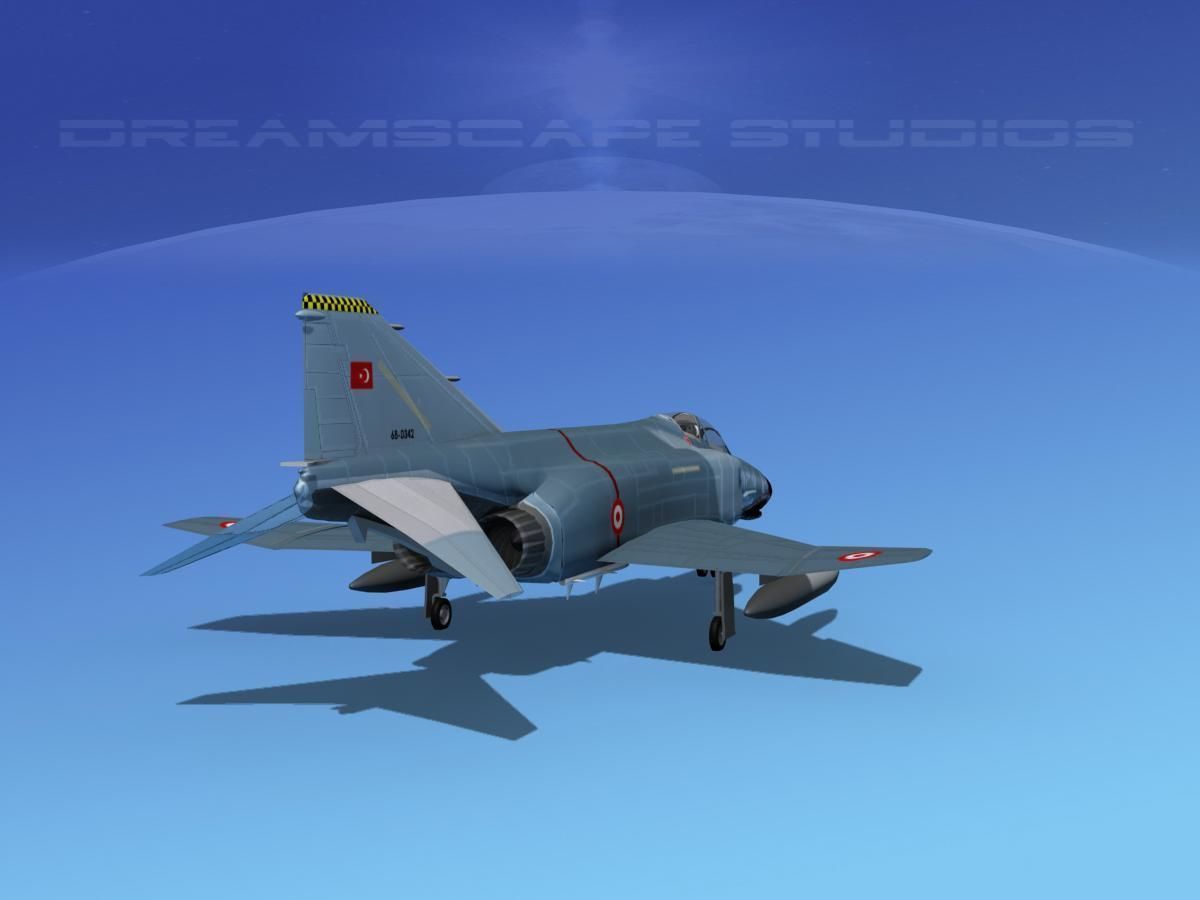 McDonnell Douglas F-4J Phantom II Turkey 3D model_4