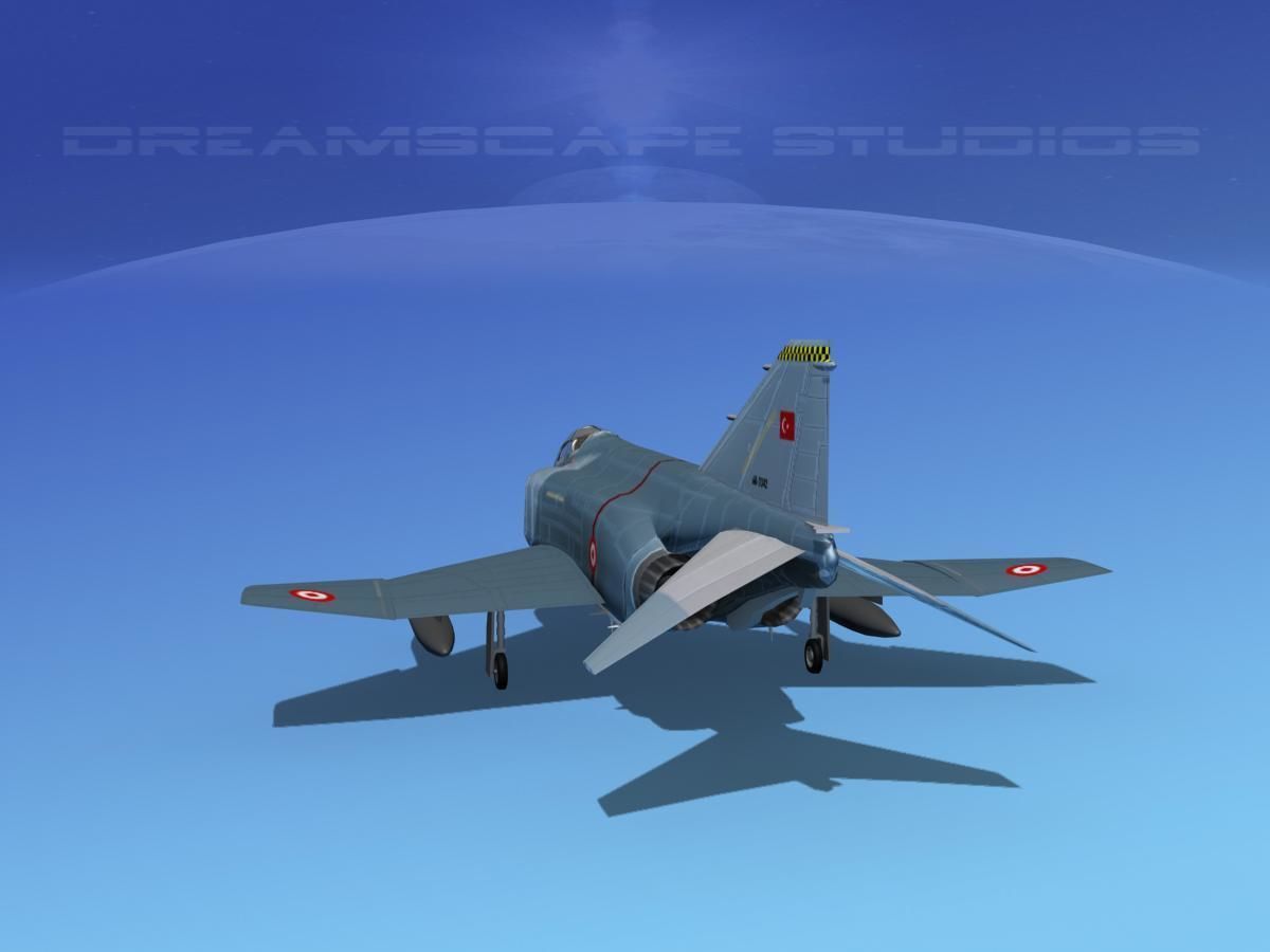 McDonnell Douglas F-4J Phantom II Turkey 3D model_5