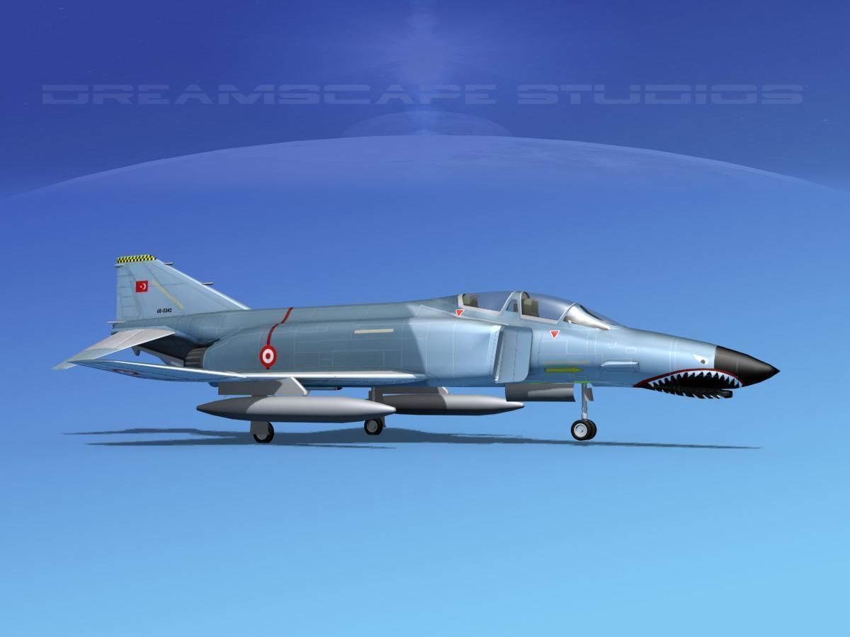 McDonnell Douglas F-4J Phantom II Turkey 3D model_1