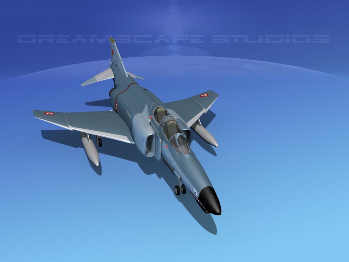 McDonnell Douglas F-4J Phantom II Turkey 3D model_10