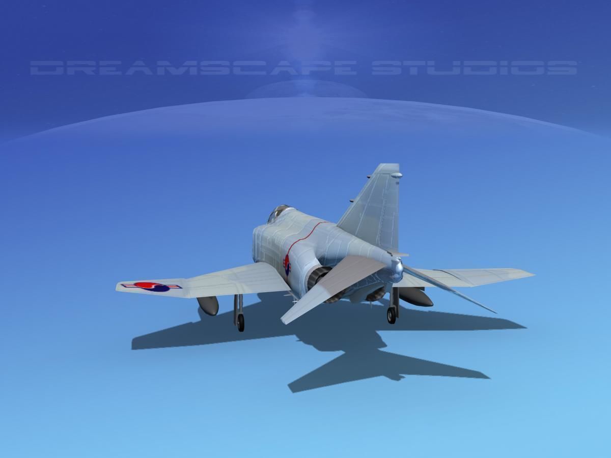 McDonnell Douglas F-4J Phantom II S Korea 3D model_4