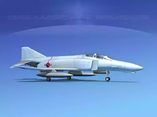 McDonnell Douglas F-4J Phantom II S Korea 3D model
