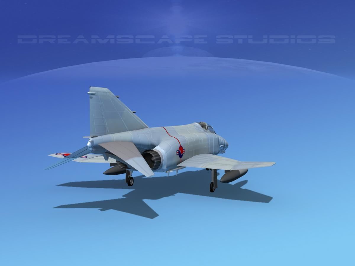 McDonnell Douglas F-4J Phantom II S Korea 3D model_3
