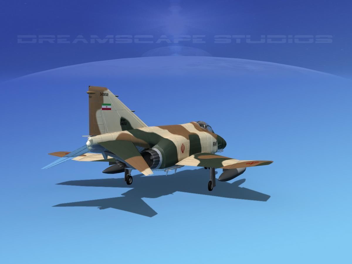 McDonnell Douglas F-4J Phantom II Iran 3D model_3
