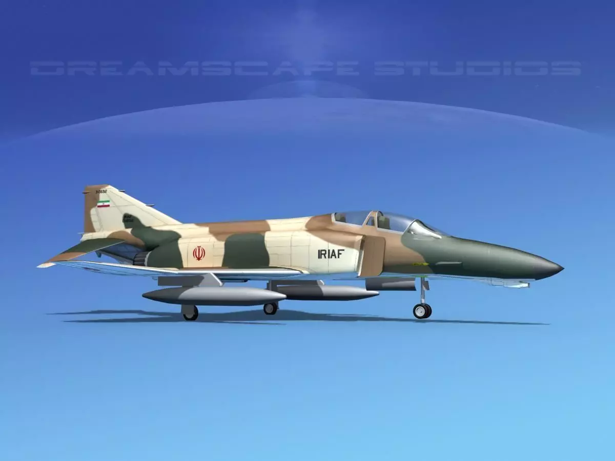 McDonnell Douglas F-4J Phantom II Iran 3D model_0