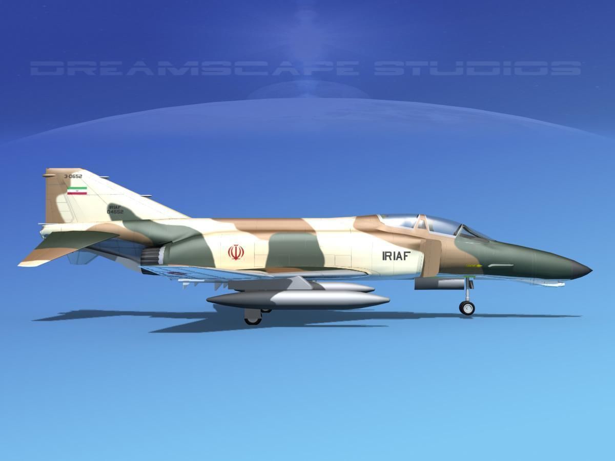 McDonnell Douglas F-4J Phantom II Iran 3D model_1