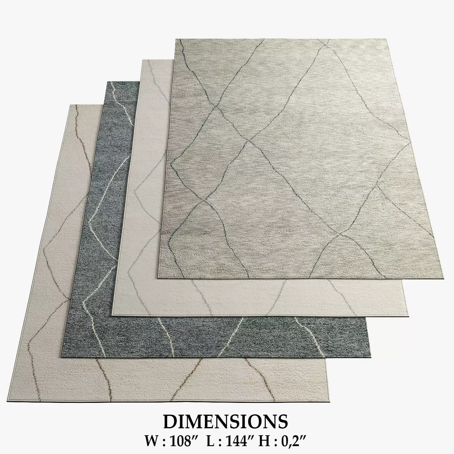 Restoration Hardware Rugs 53 3D model_0