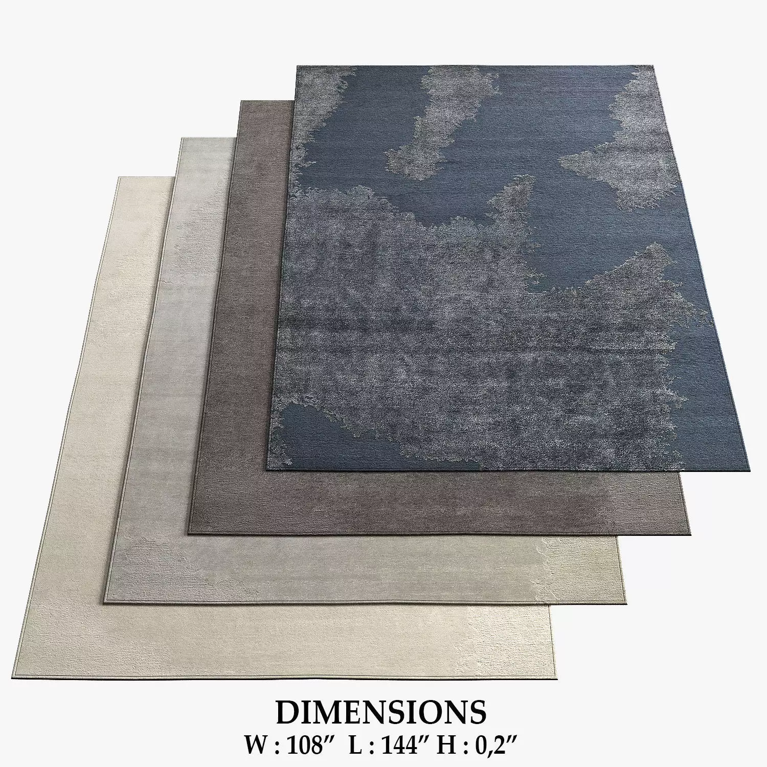 Restoration Hardware Rugs 54 3D model_0