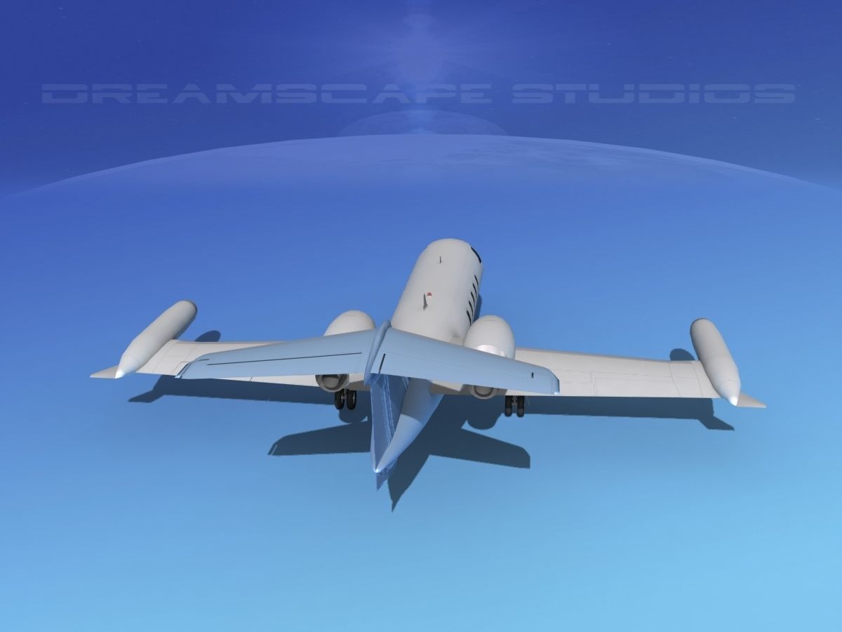 Gates Learjet 35 V08 3D model_6