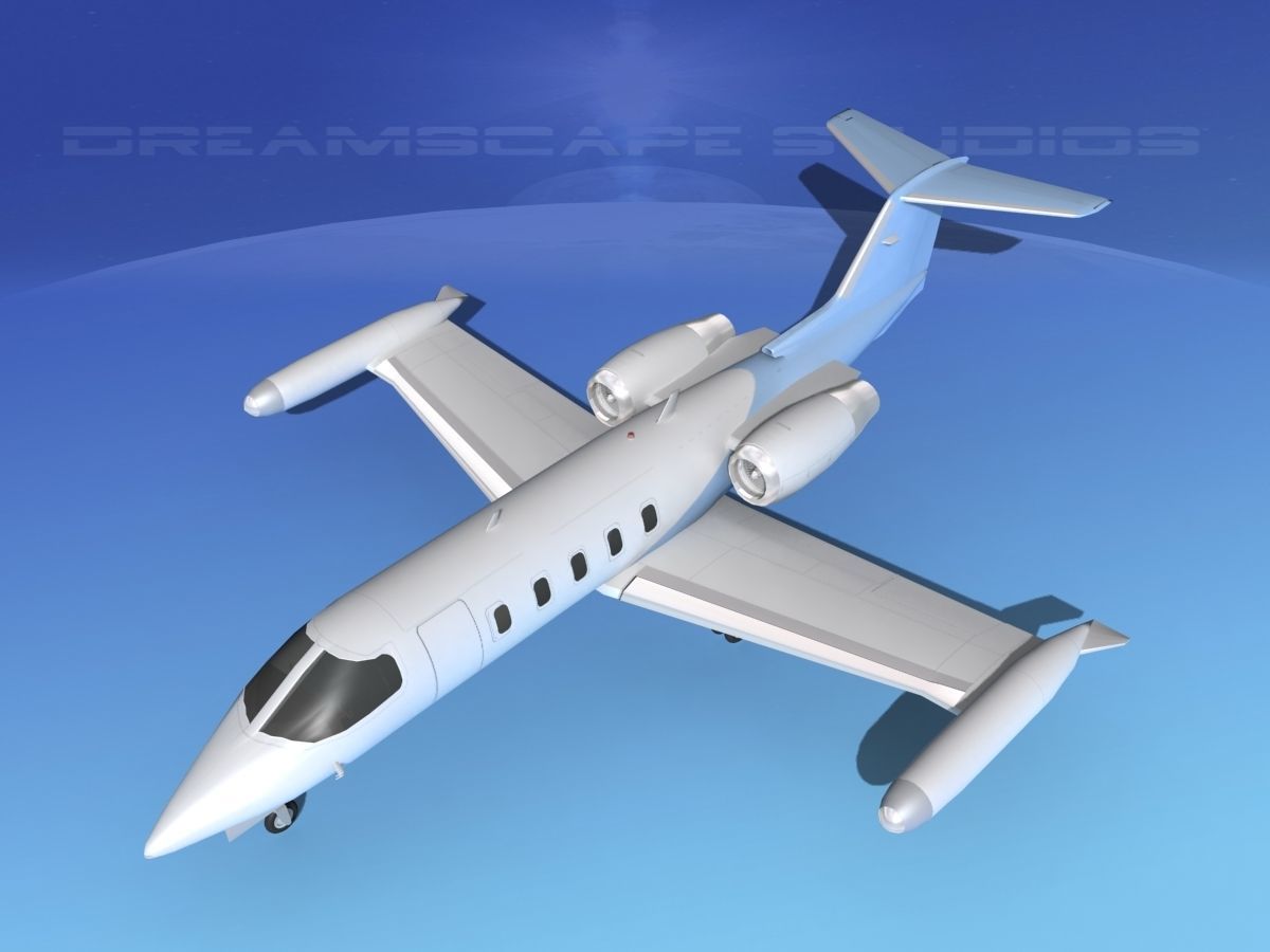 Gates Learjet 35 V08 3D model_10
