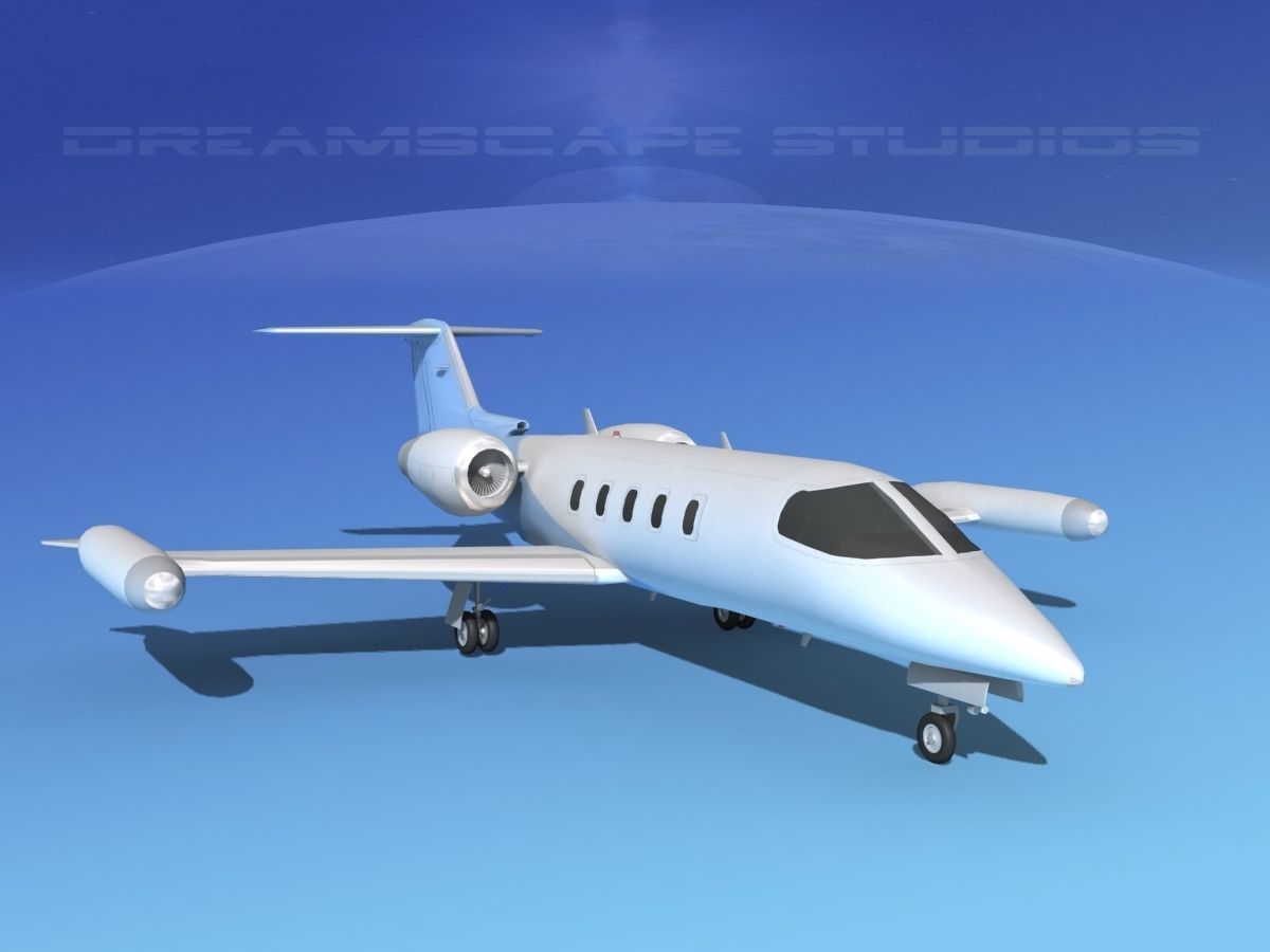 Gates Learjet 35 V08 3D model_2