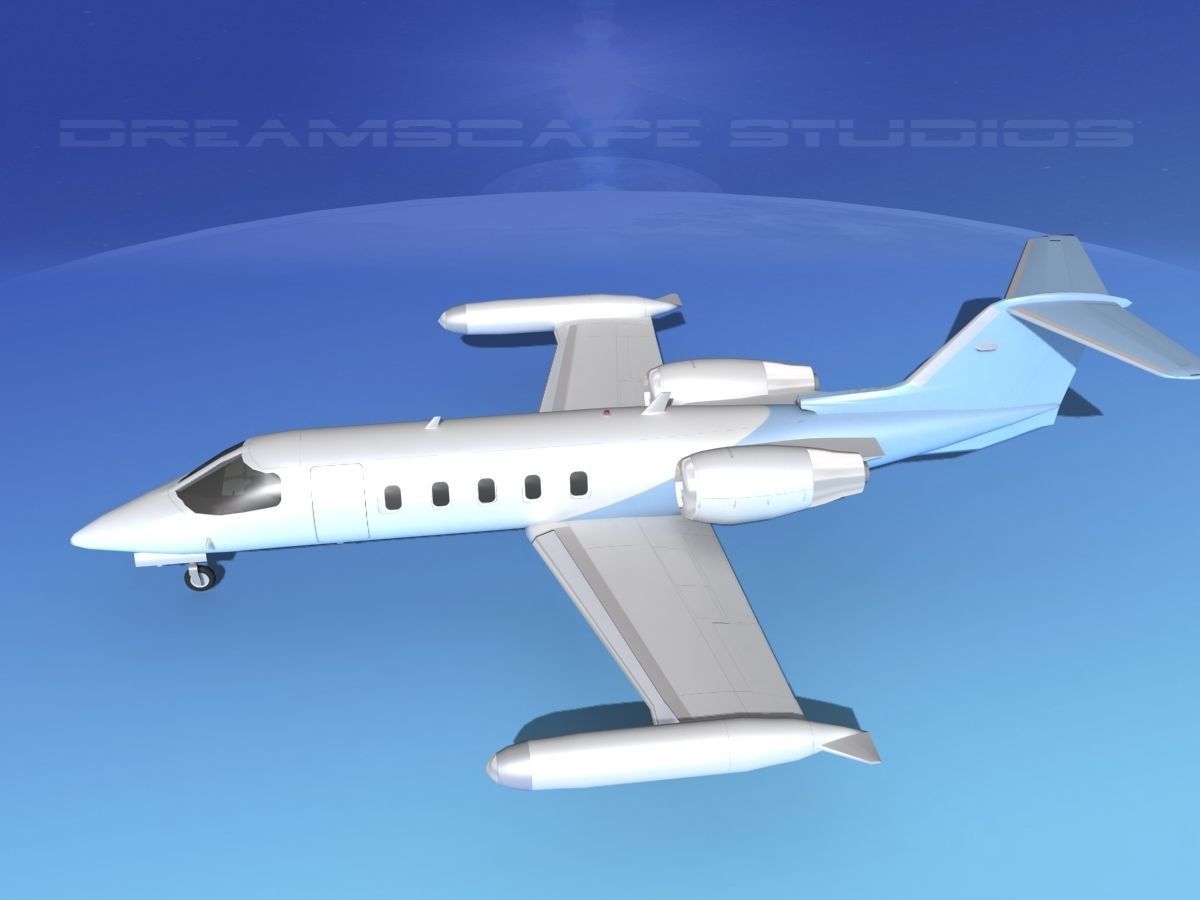 Gates Learjet 35 V08 3D model_9