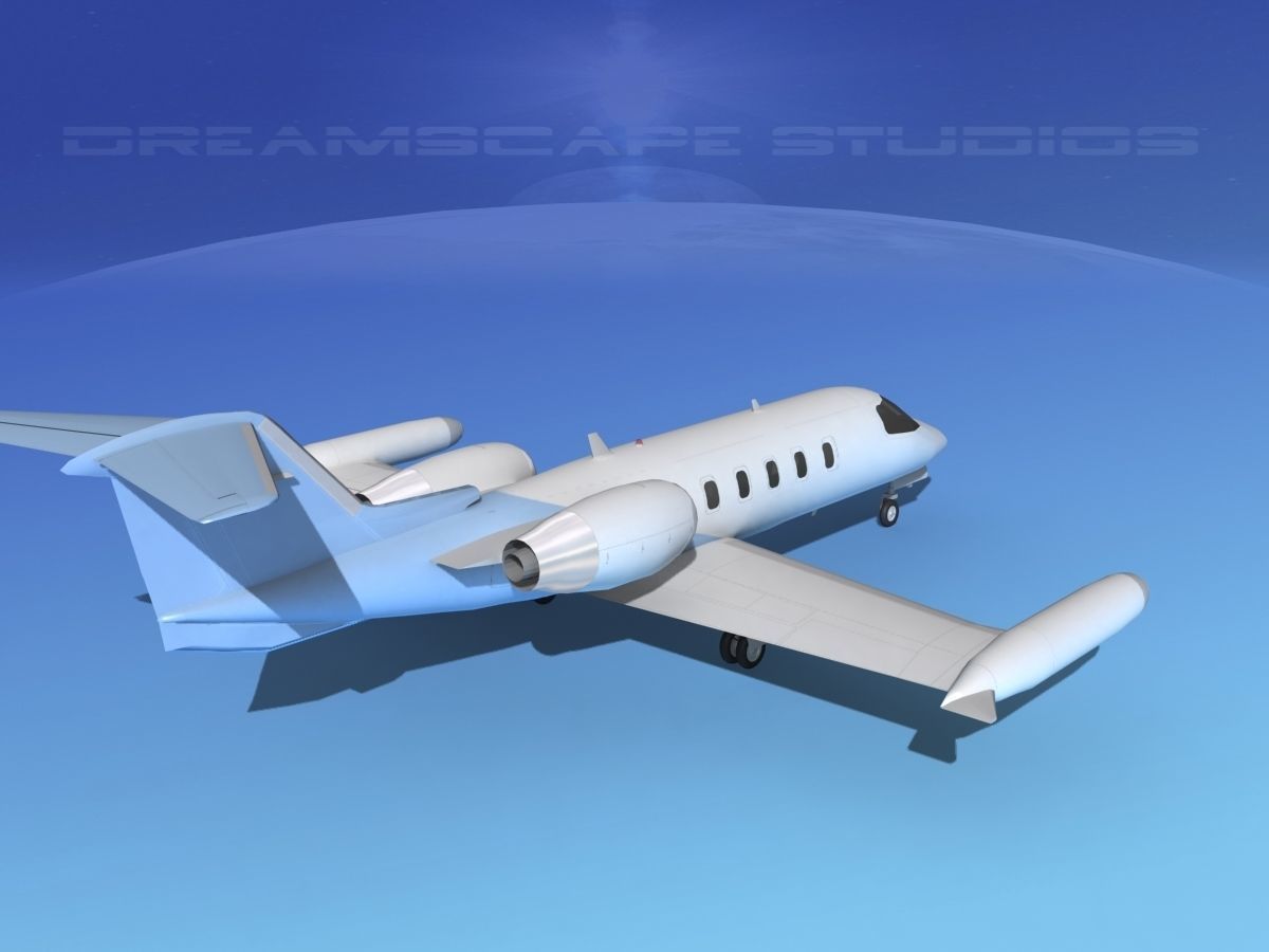 Gates Learjet 35 V08 3D model_5
