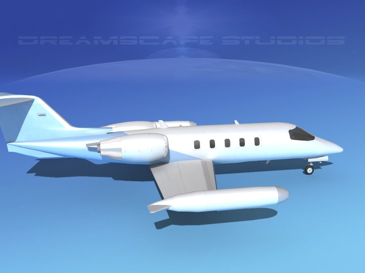 Gates Learjet 35 V08 3D model_4