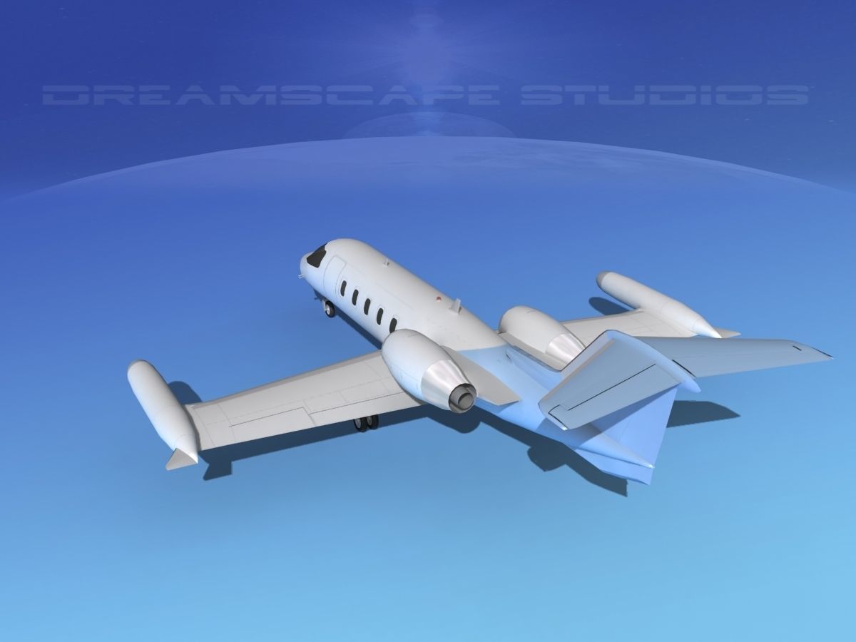 Gates Learjet 35 V08 3D model_7
