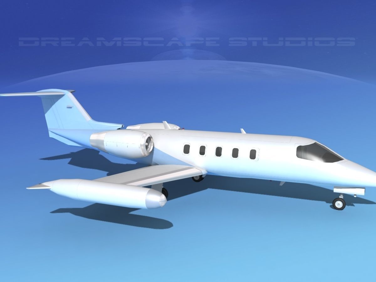 Gates Learjet 35 V08 3D model_3
