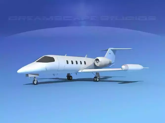 Gates Learjet 35 V08 3D model