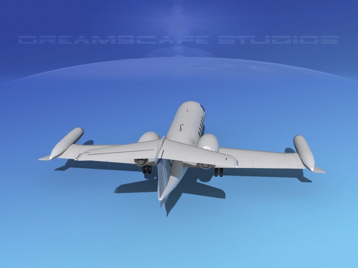 Gates Learjet 35 V09 3D model_6