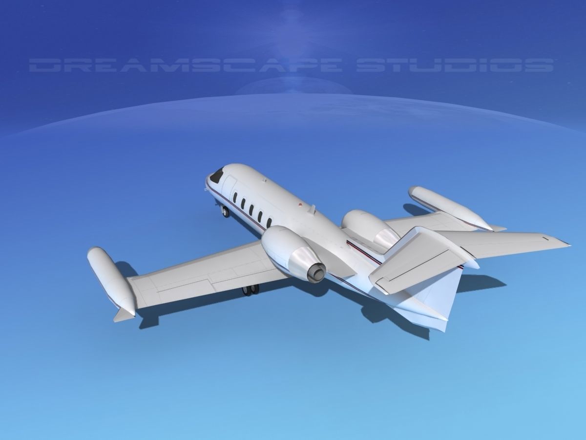 Gates Learjet 35 V09 3D model_7