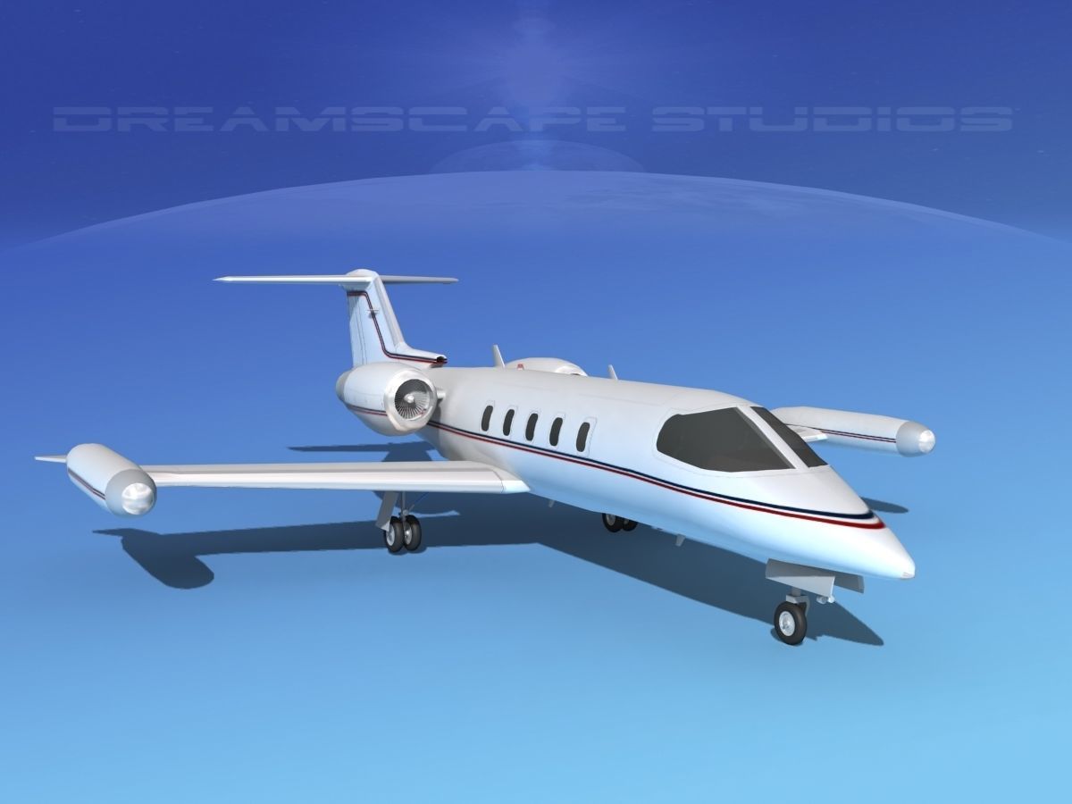 Gates Learjet 35 V09 3D model_2