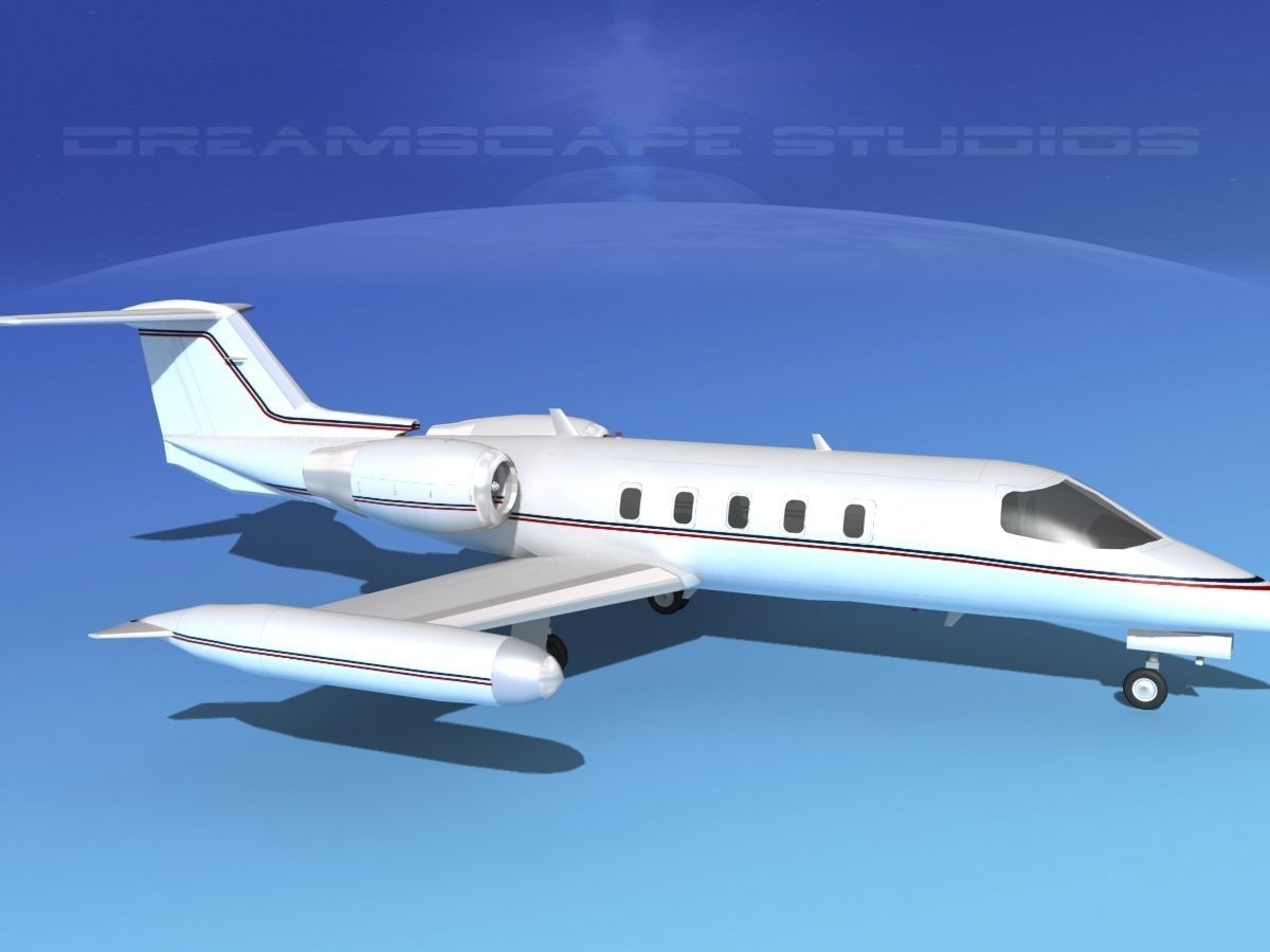 Gates Learjet 35 V09 3D model_3