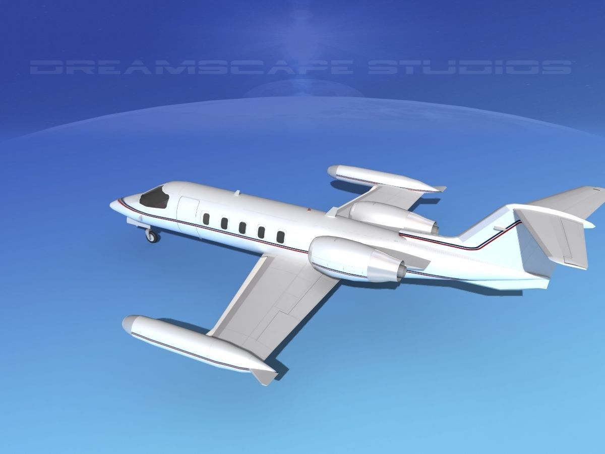 Gates Learjet 35 V09 3D model_8