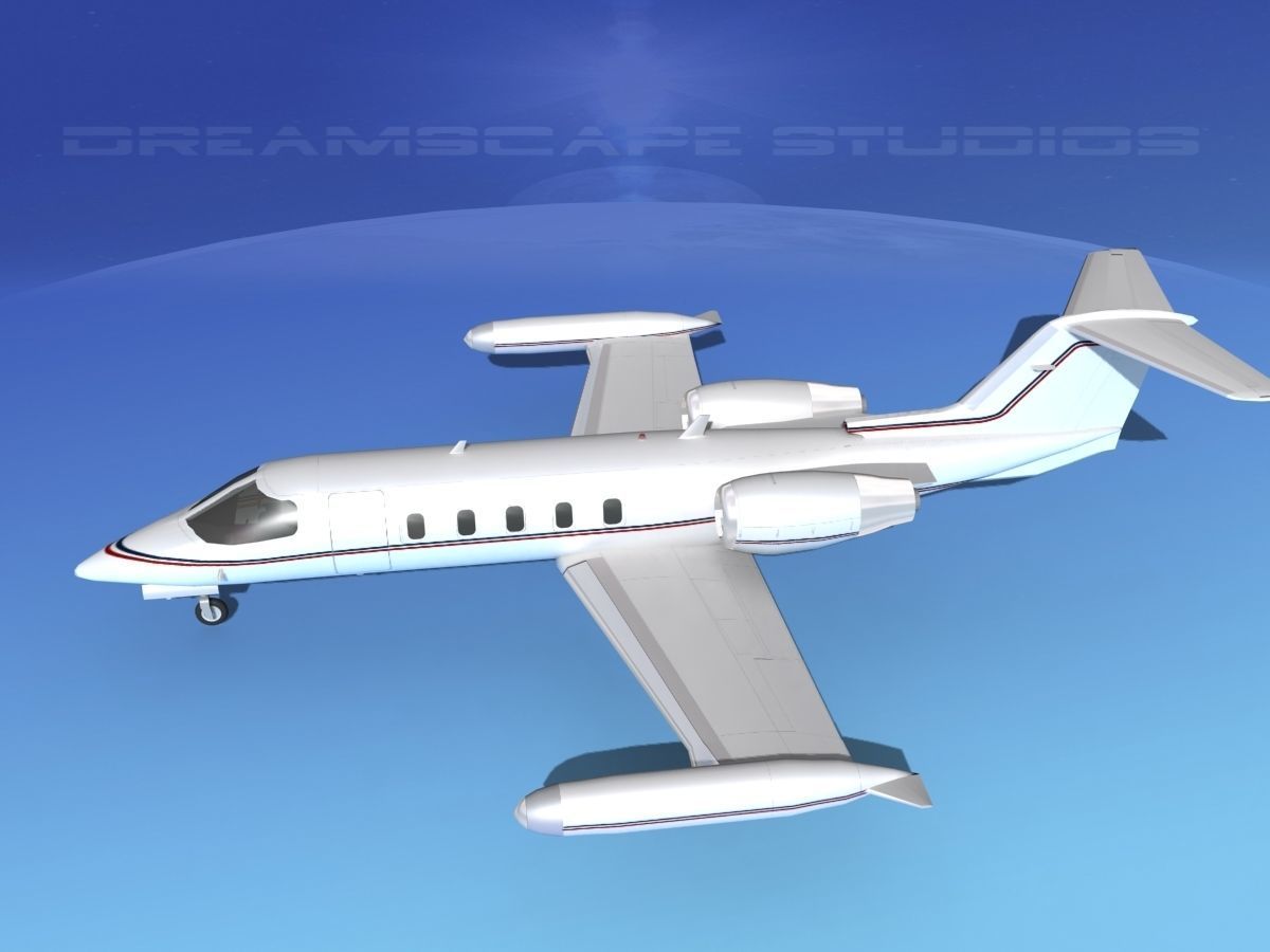 Gates Learjet 35 V09 3D model_9