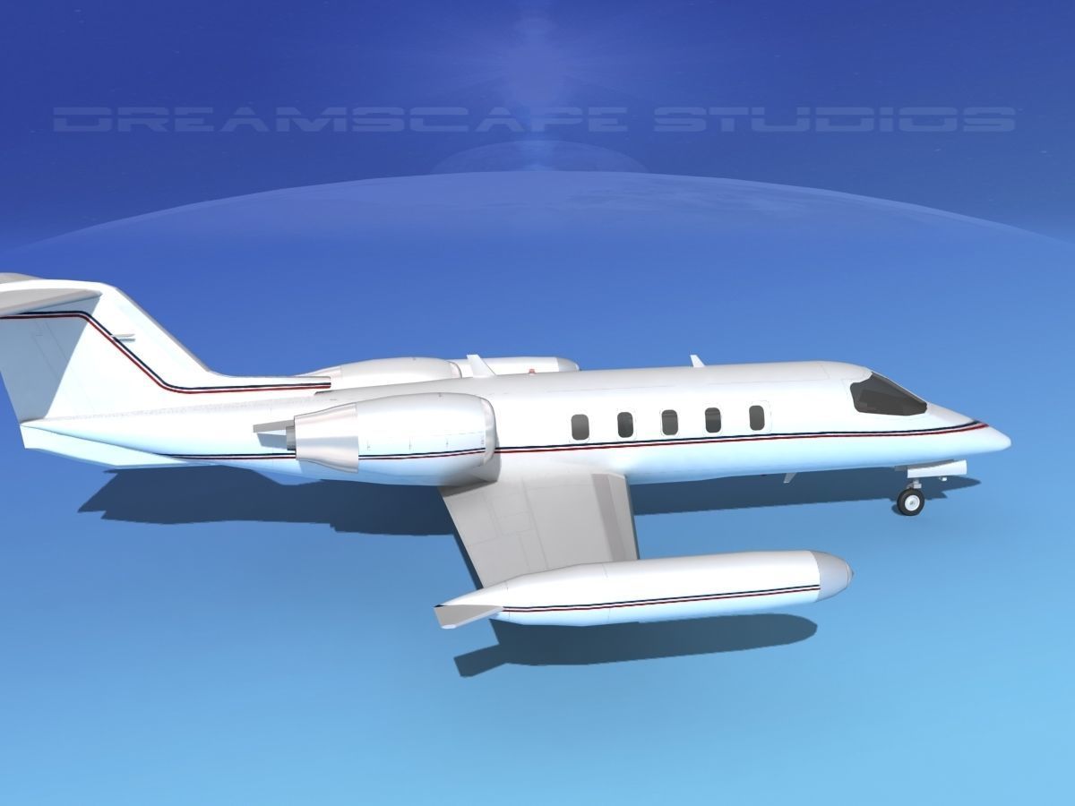 Gates Learjet 35 V09 3D model_4