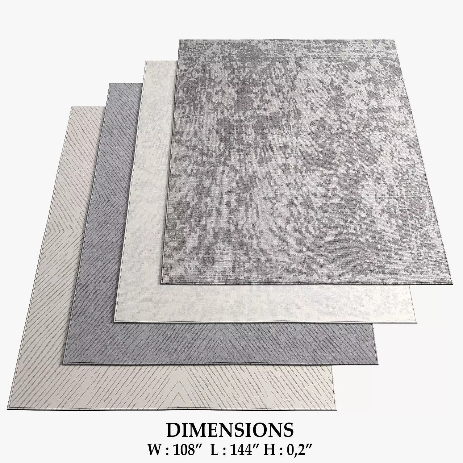 Restoration Hardware Rugs 56 3D model_0