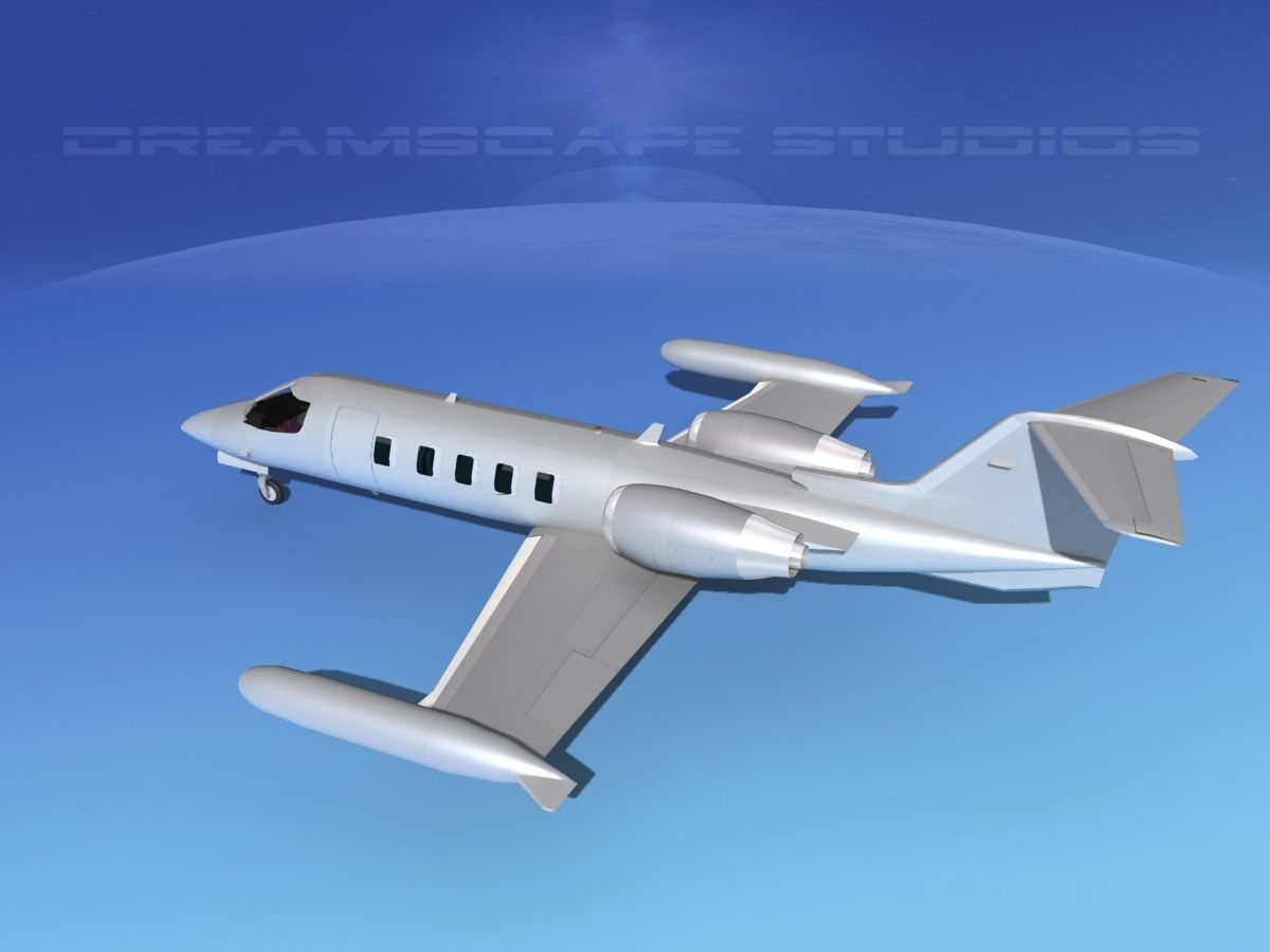 Gates Learjet 35 V13 3D model_8