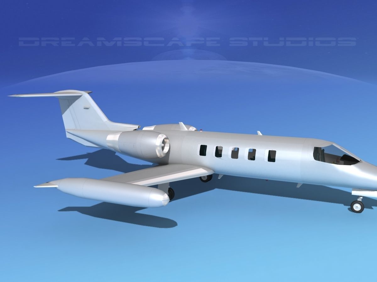 Gates Learjet 35 V13 3D model_3