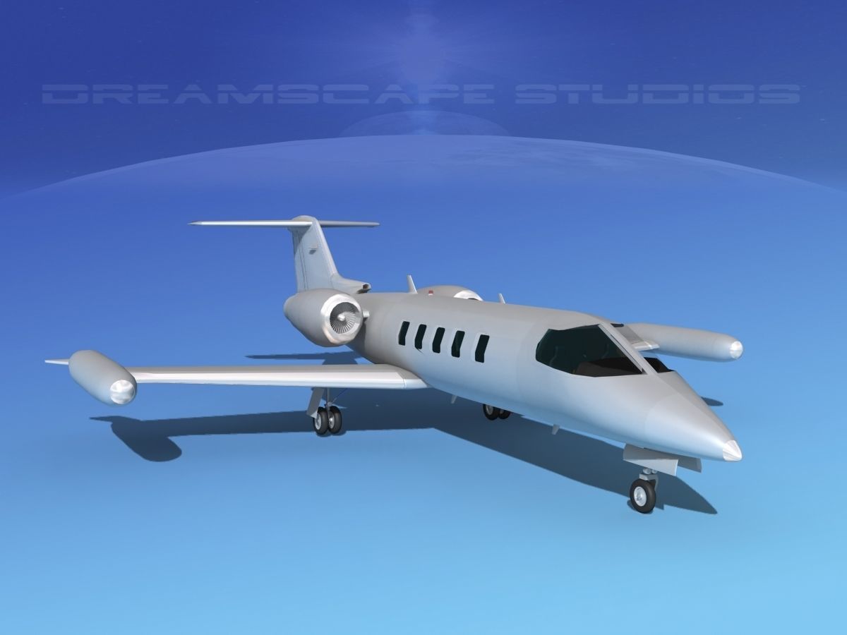 Gates Learjet 35 V13 3D model_2