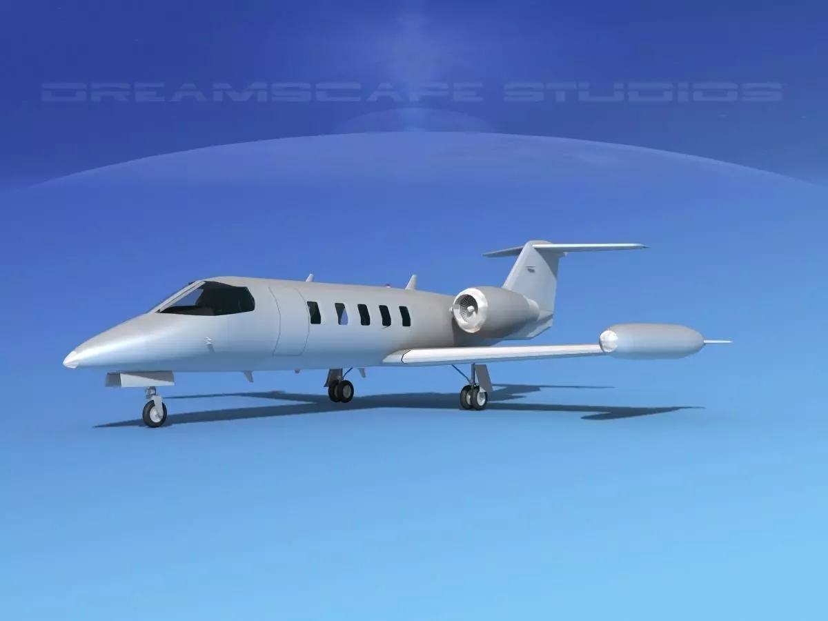 Gates Learjet 35 V13 3D model_0