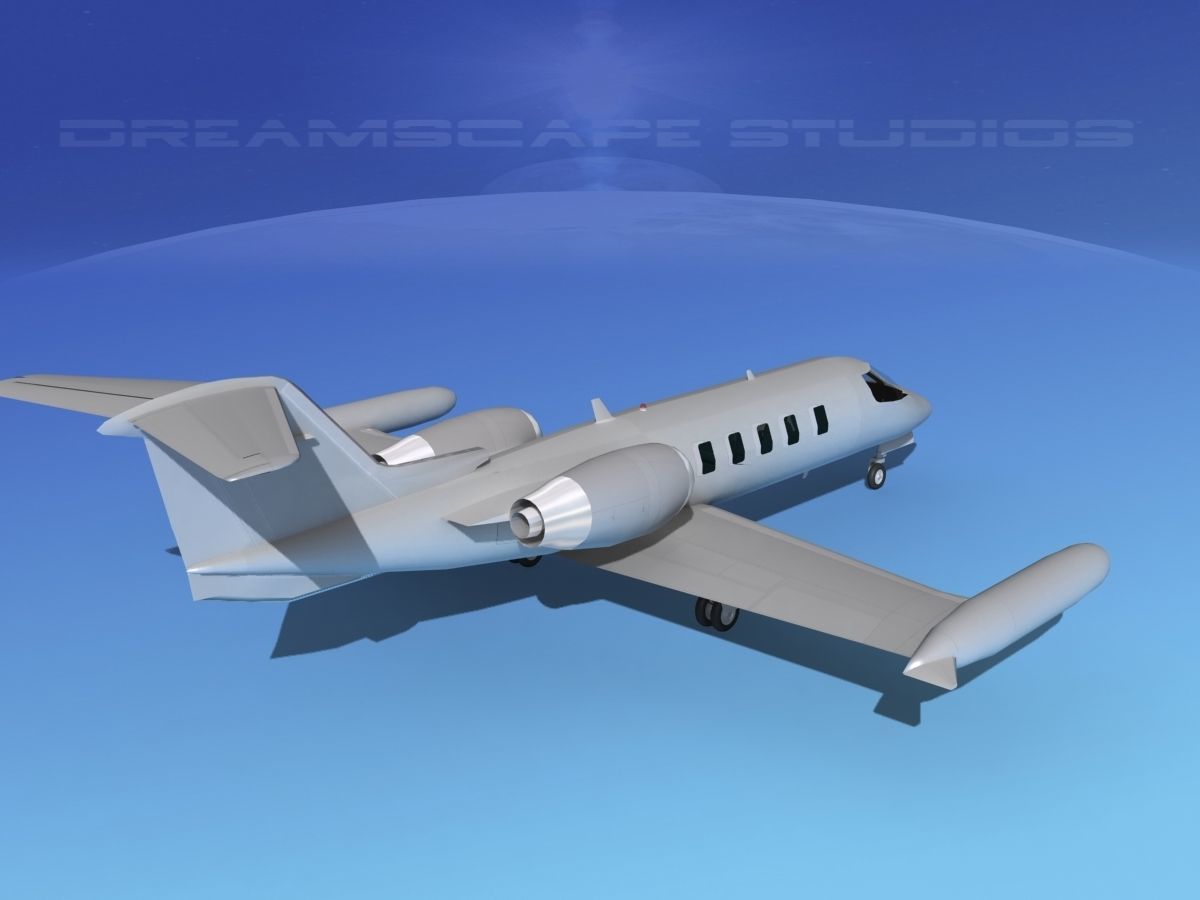 Gates Learjet 35 V13 3D model_5